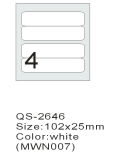 Self-Adhesive Label QS2646-4