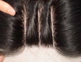Made in China Grade 5A Virgin Brazilian Huamn Hair 3 Part Silk Base Lace Closure