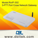Cross-Network Gateway With 3 PTT Channel & GSM & VoIP