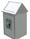 Park Facility Garbage Bin Dust Bin Can Made of Stainless Steel