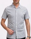 Men's Casual 100%Cotton Farbric Short Sleeve Shirts
