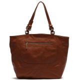 Western Style Trend Fashion Ladies Leather Handbags Tote Bag (S1049-A4036)