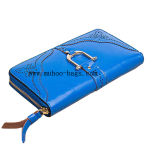 Fashion Leather Wallet for Lady (MH-2063 blue)