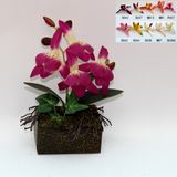 Artificial Potted Flower, Imitative Silk Orchid