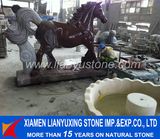 Garden Stone Horse Animal Carving