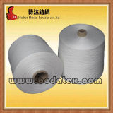 100% Polyester Spun Yarn Raw White Textile China Supplier Dyed Yarn