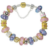 European Gold Clasp Colorful Charm Beaded Bracelets Jewellery