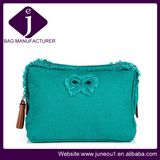 Hot Selling Linen Tassle Cosmetic Bag