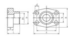 Hydraulic Fitting 1FLW-1FSW-W