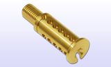 CNC Swiss Turning Brass Plug in Lock Assembly High Precision OEM