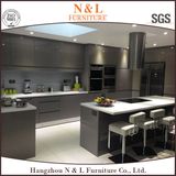 Modern Wood L Shape MDF Painting Lacquer Kitchen Cabinet