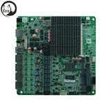 4 Ethernet Firewall Motherboard with 6USB, Bay Trail Soc J1800 Mini Itx Motherboard Supports VGA/WiFi/3G