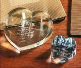 Mordern Crystal Heart Shape Paperweight Craft (KS05105)