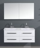 Lacquer Double Basin Bathroom Vanity