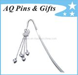 Metal Bookmark with Diamond in Nickel Plating