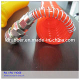 PU Spiral Air Hose with Brass Fittings