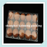 15PCS Hole Clear Plastic Material Cheap Decorative Transparent Pet Egg Tray