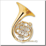 Bb 3keys Gold Lacquered Professional Student French Horn (FH7032G)
