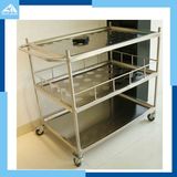 Lab Furniture Stainless Steel Trolley for Hospital