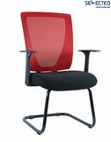 Modern Red Office Mesh Meeting Chair