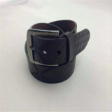 Man's Pin Buckle Embossed Leather Belt (HJ0303)