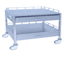 Stainless Steel Medical Trolley