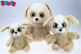 Big Eyesplush Dog Toy Stuffed Brown Sitting Dog Animal Toys Bos1169