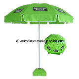 180cm Minute Maid Juice Brand 40'' Green Beach Umbrella for Promotion/Advertising, Sun Outdoor Umbrella