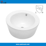 Canada Hot Bathroom Ceramic Round Wash Sink with CSA (SN151)