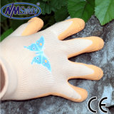 Nmsafety Fashion Super Soft Foam Latex Gardening Work Gloves