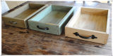 New Traditional Wood Tray with Iron Handles
