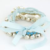 Multilayer Bowknot Knitting Handmade Bracelet