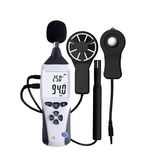 GSM Cheap 5 in Ntergrating Multifunction Environment Meter for Light, Sound, Humidity, Temperature, Anemometer Meter