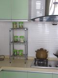 Kitchen Spice Rack Made of Stainless Steel (HK-SS-1414)