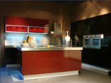 Lacquer Kitchen Cabinet (APT-15)