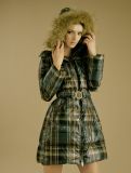Women's Fashion Long Style Down Coat with Raccoon Fur Collar (FC09217-2)