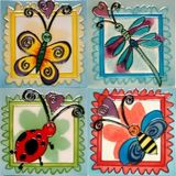 Hand Painted Ceramic Coaster CS027