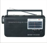 FM/TV/AM/SW1-2 5 Band Radio MP3 Player Torch BW-F36UL