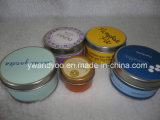 Different Sizes of Scented Soy Wax Tin Candle