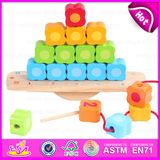 2015 DIY Construction Kids Toy Block Toy, Intelligent DIY Wooden Blocks Toy, DIY Wooden Building Blocks Brain Training Toy W11f050