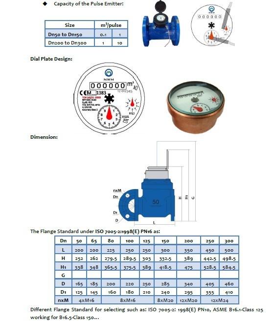 Irrigation Dry Type Water Meter
